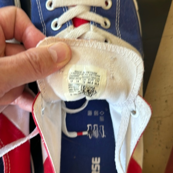 Converse All-Stars patriotic red white & blue - hardly worn excellent condition - Picture 7 of 12